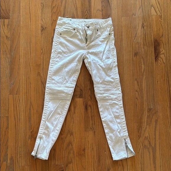 Joe's Jeans Other - Joe’s Jeans girls white jeans hem zip size 12